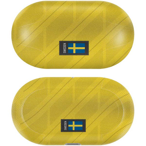 Sweden Soccer Flag Galaxy Buds Plus Skin